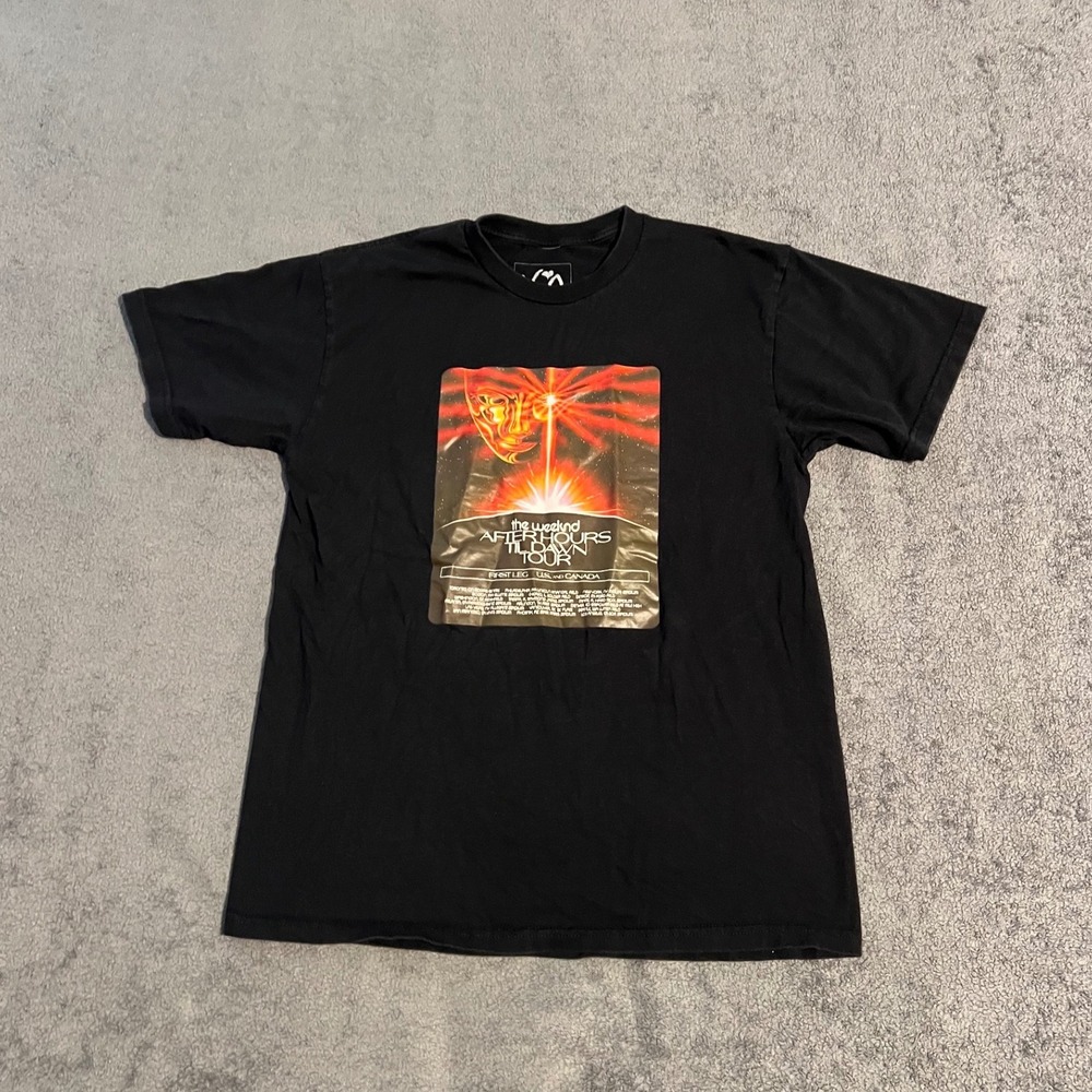 The Weeknd After Hours Til Dawn Tour 2022 T-Shirt Mens Large Black XO Graphic